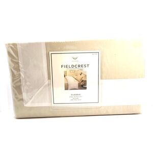 Fieldcrest Classic King Duvet Set Reveraible 100% Pima Cotton